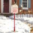 42 in Standing "Santa's Mail" Christmas Mailbox - Antique White