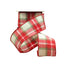 2.5 in Flannel Ailsa Plaid Ribbon - Red/Green/Cream