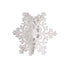 Foam 3D Snowflake Ornament w/Hanger - Snow