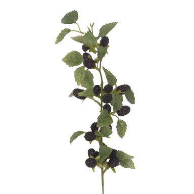 29 in Mulberry Spray w/Berries - Black
