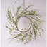 22" Bleached Pussy Willow Wreath - Natural