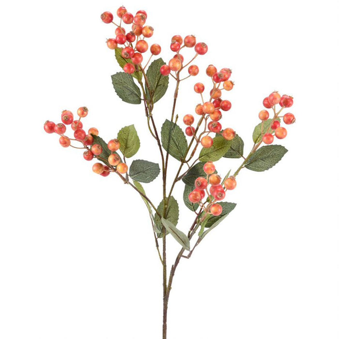 28" Berry Spray - Coral