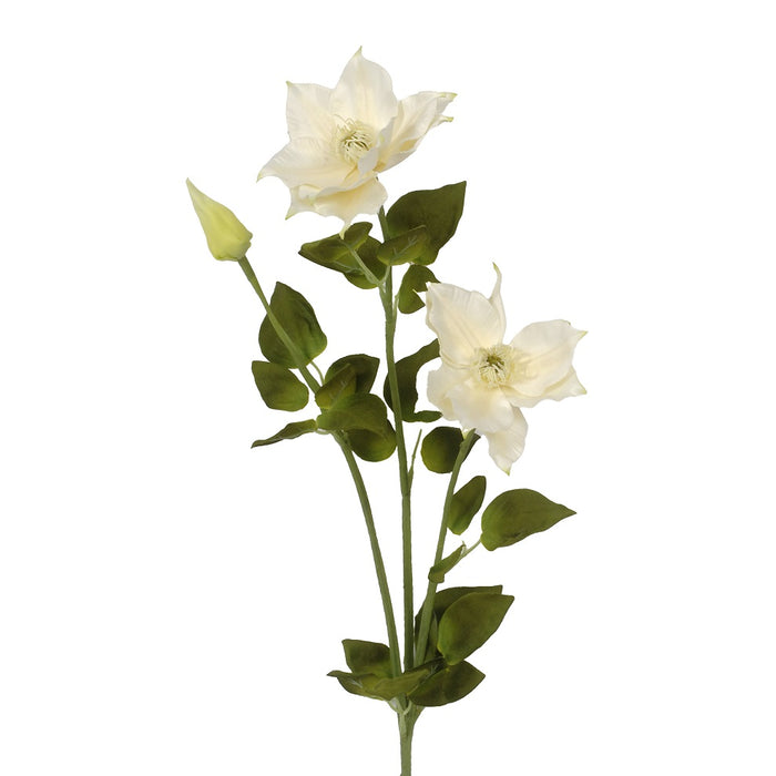 28 in Polyester Clematis Spray