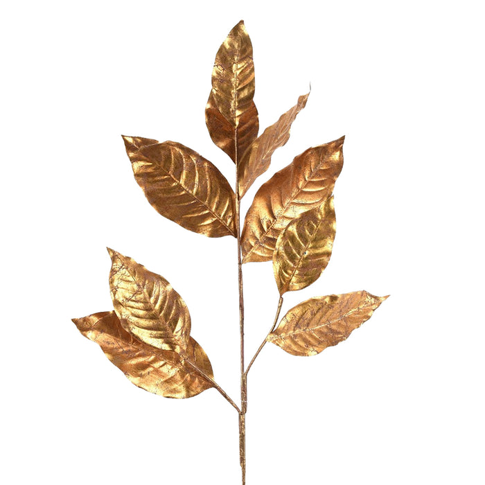 31 in Magnolia Leaves Antique Spray - Venetian Bronze