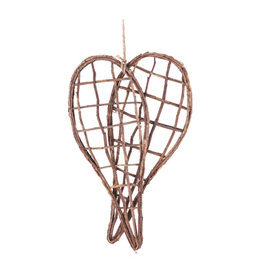 Twig Snow Shoes Ornament - Natural