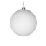 Plastic Ball Ornament - Matte White