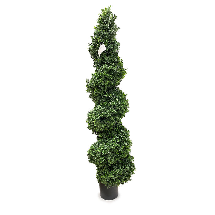 56" Boxwood Spiral Tree - Green