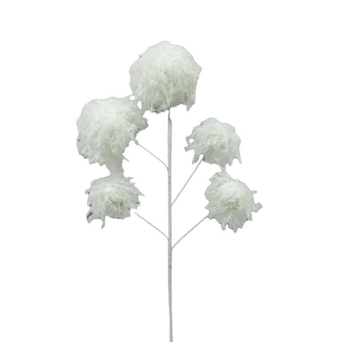 22 in Snowball Spray - White