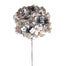 20" Hydrangea Jewel Glitter Stem - Platinum/Sapphire