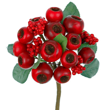 12" Berry Cluster - Red/Green