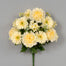Polyester Peony/Gerbera/Hydrangea Bush - Yellow