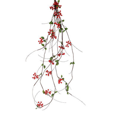 60 in Red Berry Vine Garland Red