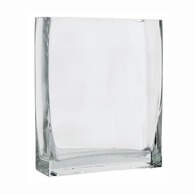 2" x 6" x 8"H Rectangular Clear Glass Cube