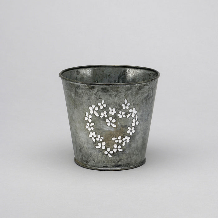 Flower Heart Design Tin