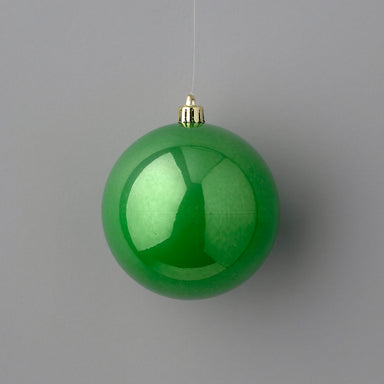 100Mm Pearlized Plastic Ball Ornament