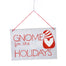 Gnome Holidays Ornament - Red/Grey