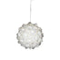 120MM Rock Crystal Ball Ornament - White/Clear