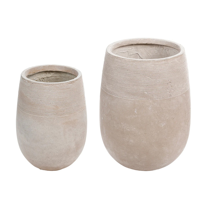 20" Calistoga Tall Planter - Taupe