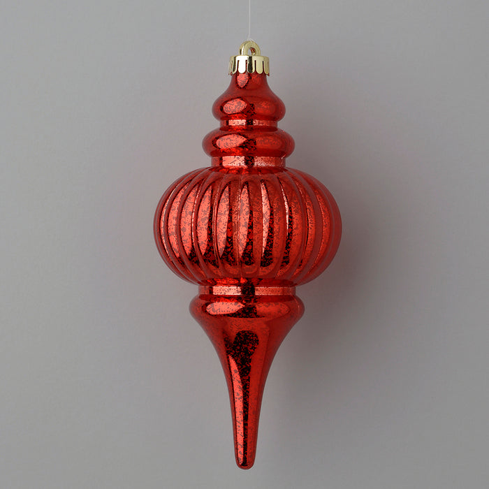 Plastic Ribbed Finial Ornament