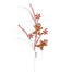 Gingerbread Grass Spray - Red/White/Brown