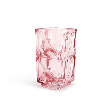 5.25 in Crystalline Edge Bud Vase - Pink