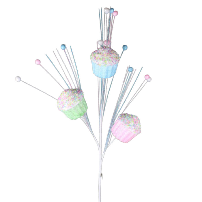 30 in Cupcake Spray - Pink/Mint/Blue