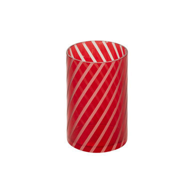 6" Giftwrap Vase - Red