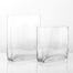 Rectangle Glass Vase Clear