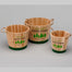 Round Wooden Planter w/"Pine Creek Tree Farm"