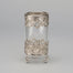 Glass Candle Holder W/Metal Stand 2-3/8"D X 6"H