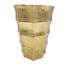 9.75" Deco Vase - Gold
