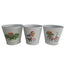 Assorted Plastic Pots w/Image