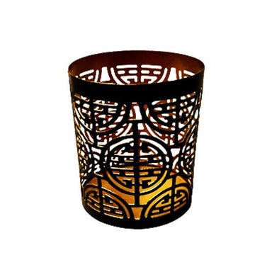 4 in Windsor Cylinder - Black & Gold