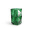 5.25 in Crystalline Edge Bud Vase - Green