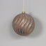 Plastic Distressed Ball Ornament W/Hanger