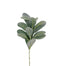 13 1/2" Flocked Lamb's Ear Leaves Pick - Green