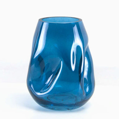 Decorative Glass Vase - Blue