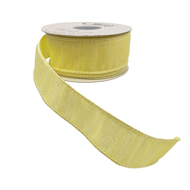 #9 Wired Mayetta Ribbon - Pale Yellow