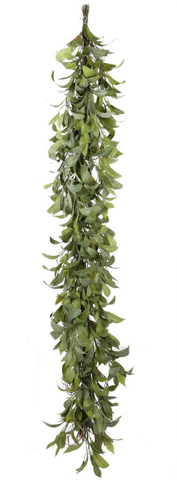 Dusty Laurel Garland - Grey/Green