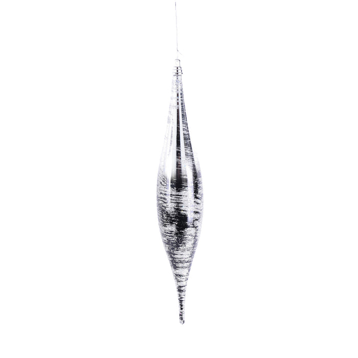 Finial Ornament - Black/Pewter