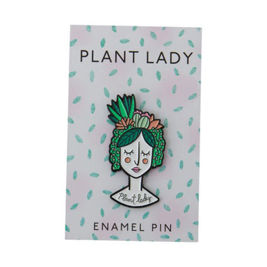 Plant Lady Enamel Pin