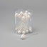 Pearl Head Diamond Stick Pin - White