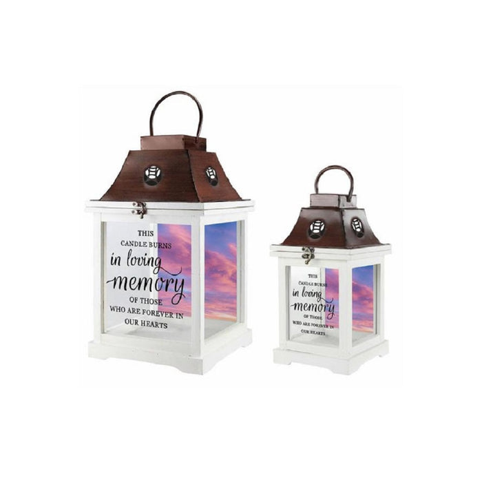 Lantern "In Loving Memory..." Set of two