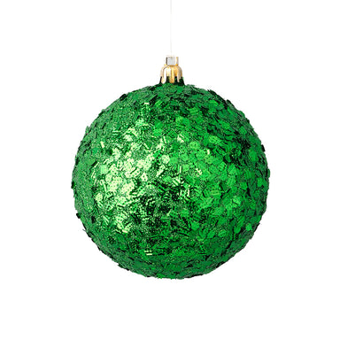 100mm Foil Sequin Ball Ornament
