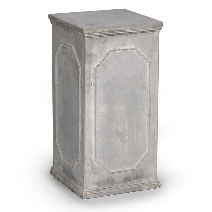 Clay Pedestal Column - Light Grey