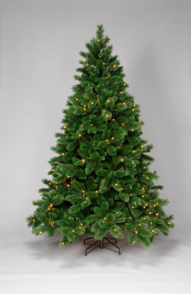 Hardneedle Pre-Lit Woodland Spruce Tree