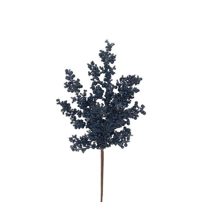 22 in Metallic Glitter Mini Berry/Cedar Spray