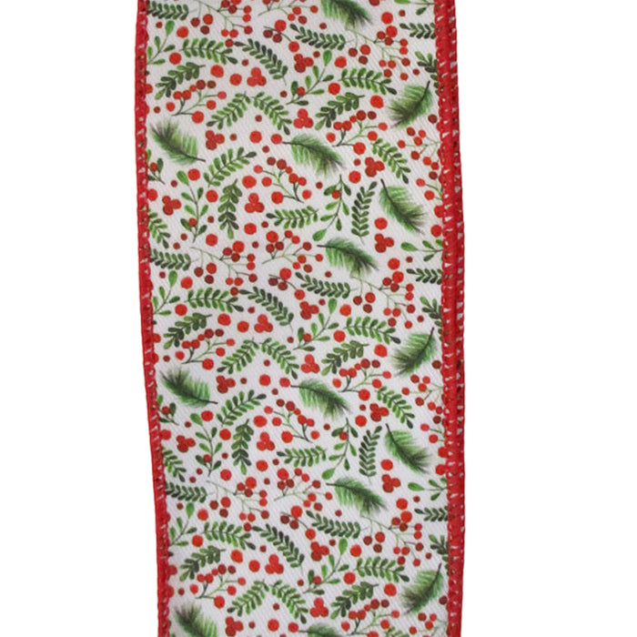 2.5 in Berry Ribbon - Red/White/Green