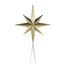 Glitter Star Tree Topper - Gold