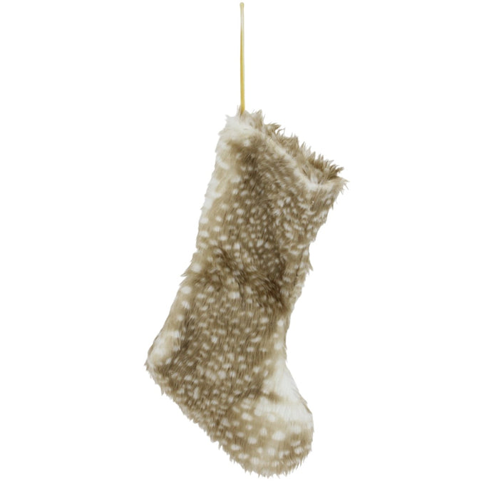19.75" Faux Fur Stocking